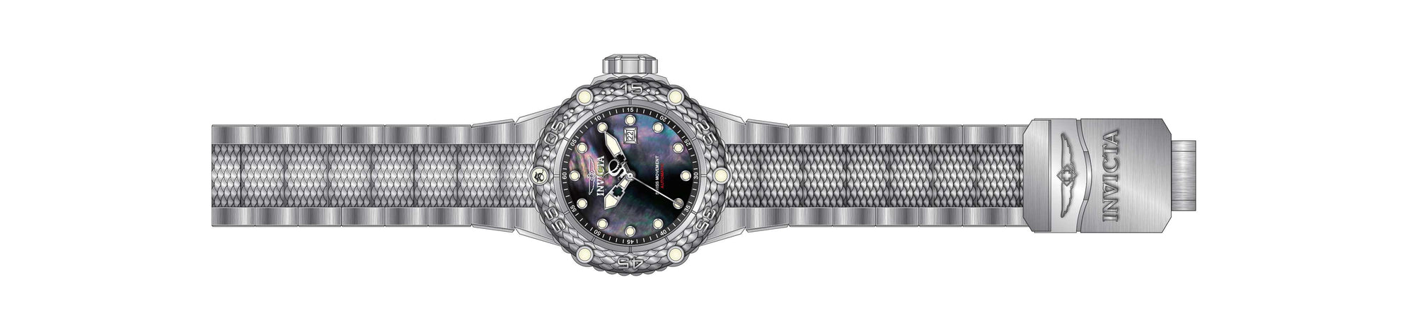 Band for Invicta Subaqua Men 40065