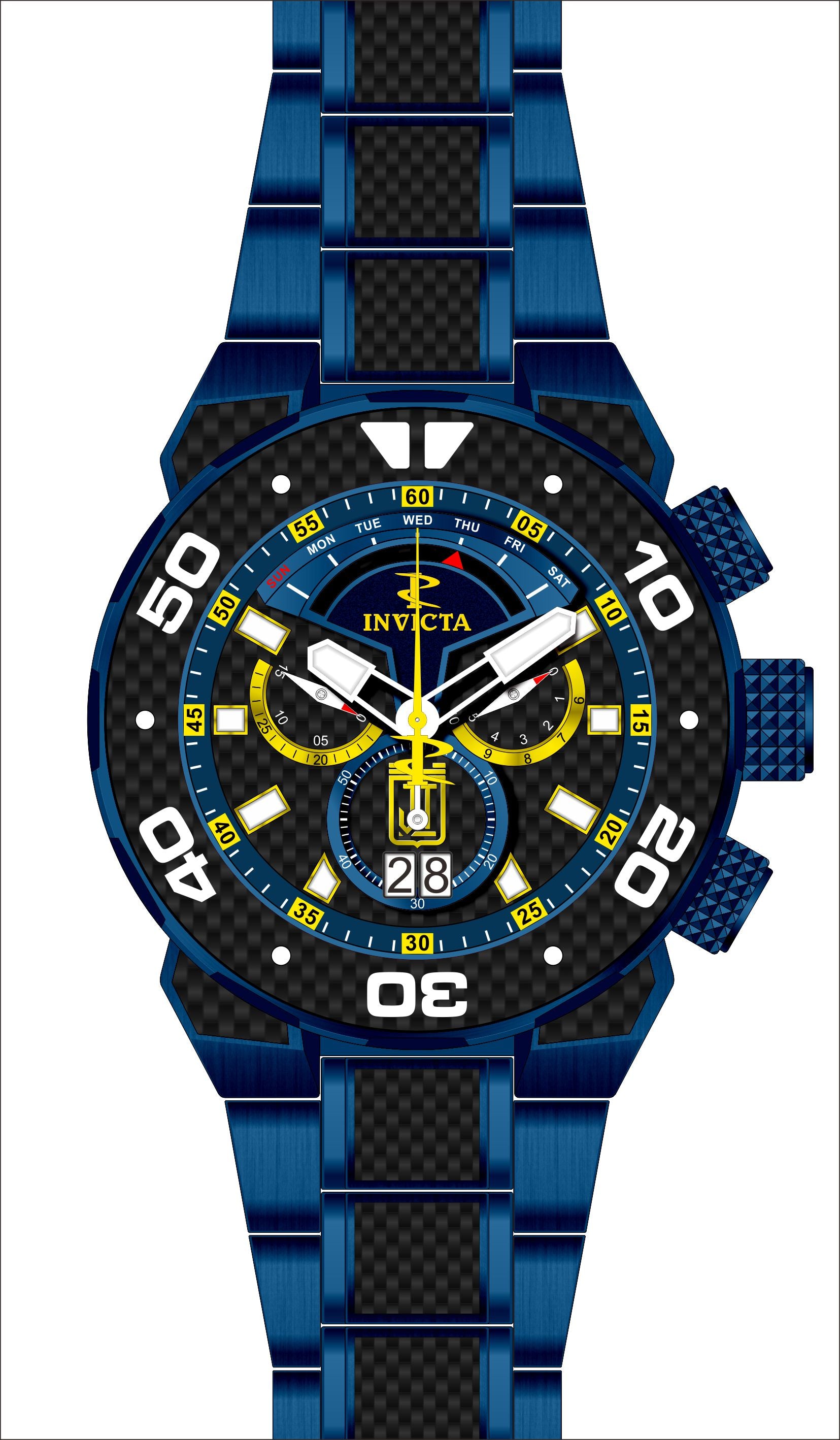 Band for Invicta JT Men 41279