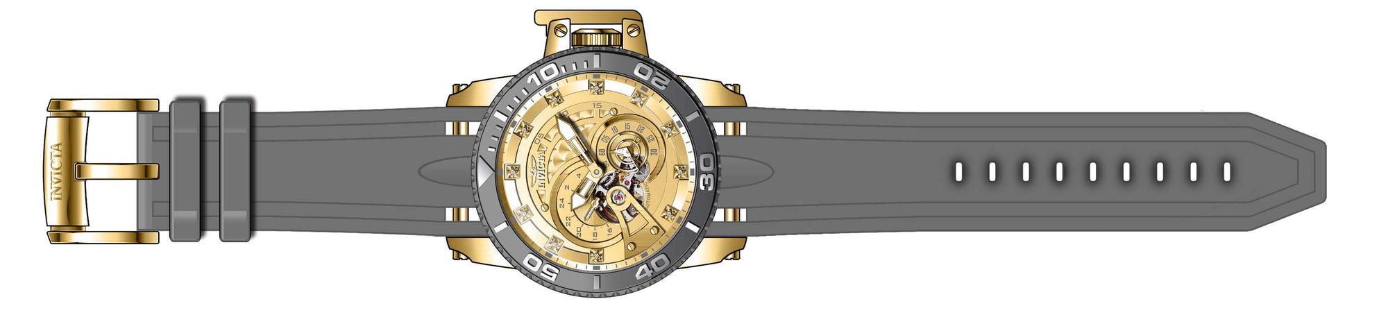 Parts for Invicta Pro Diver SCUBA Men 36112