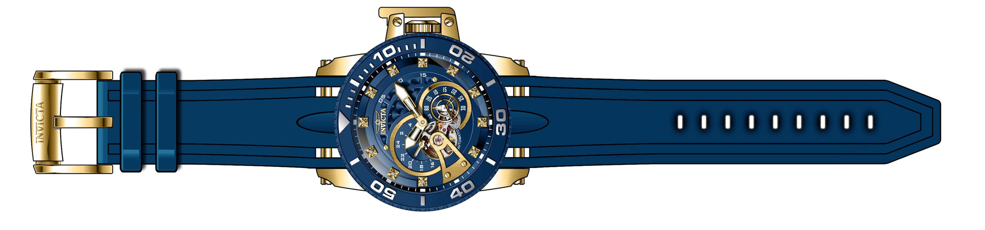 Band for Invicta Pro Diver SCUBA Men 36113