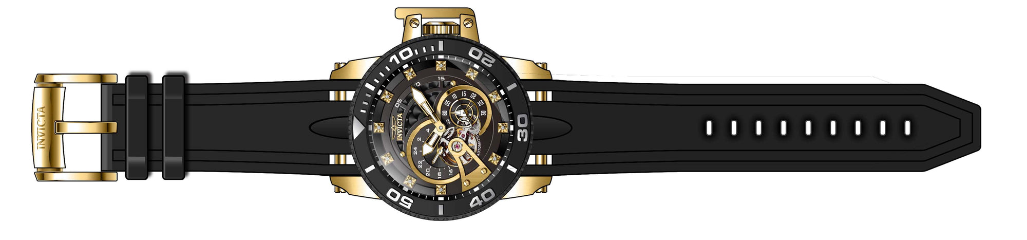 Parts for Invicta Pro Diver SCUBA Men 36114