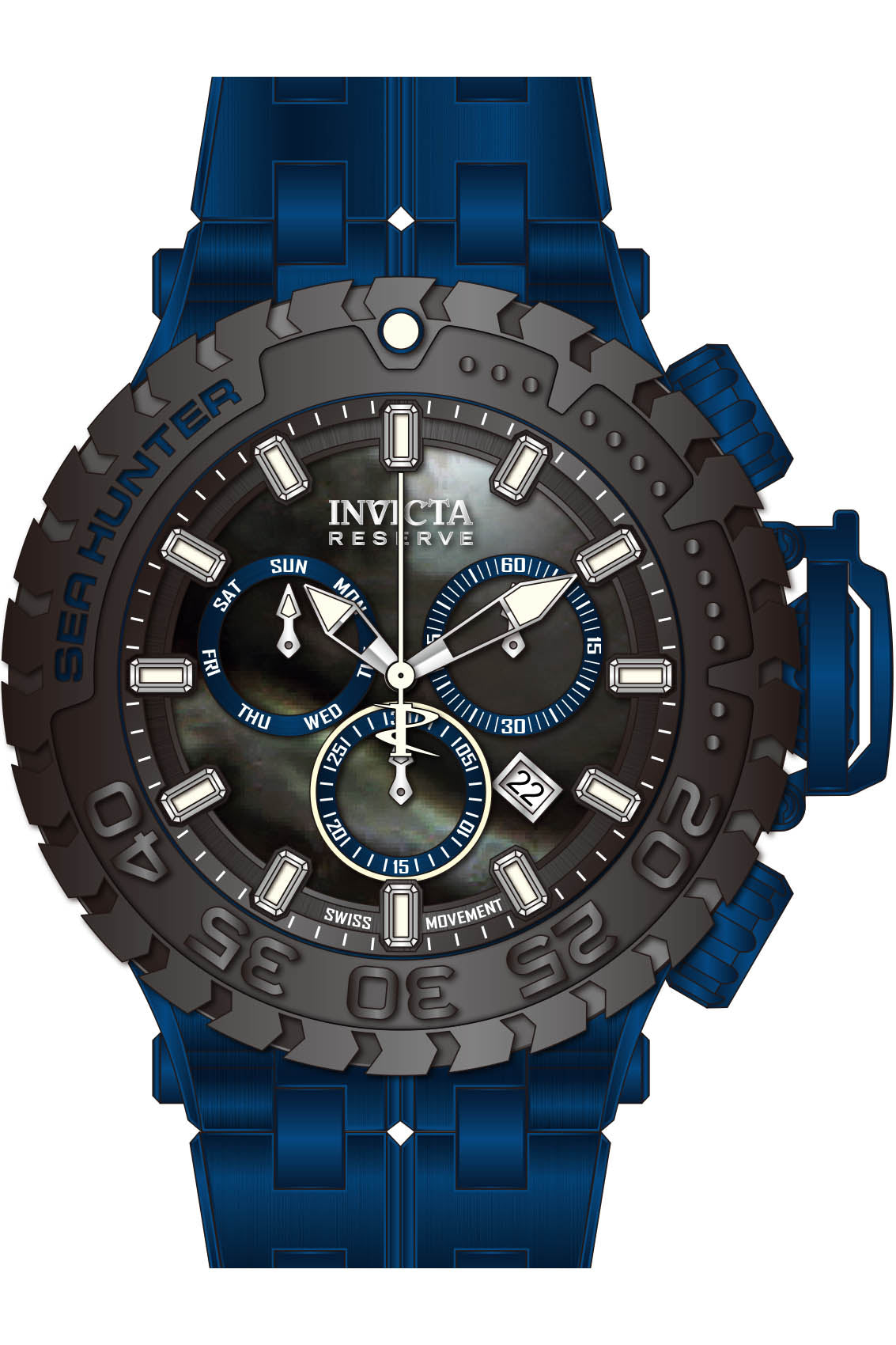 Parts for Invicta Sea Hunter Men 39962