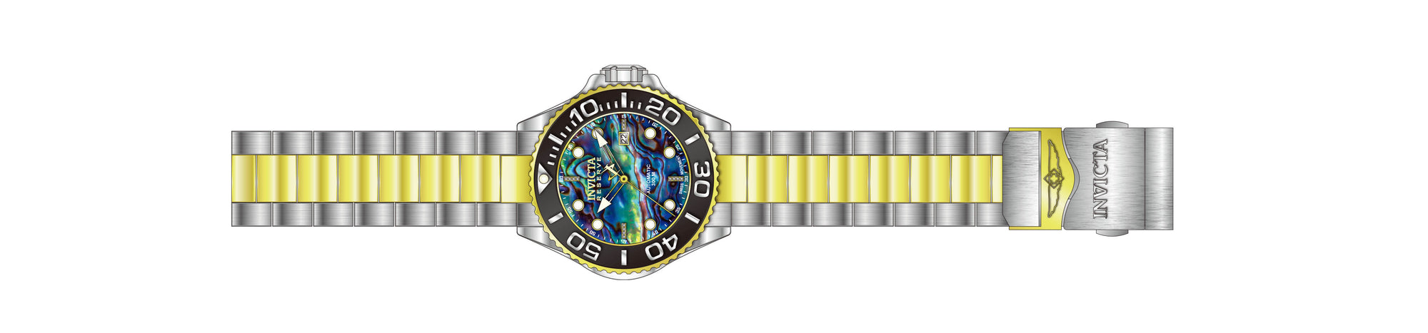 Band for Invicta Reserve Grand Diver Men 39970