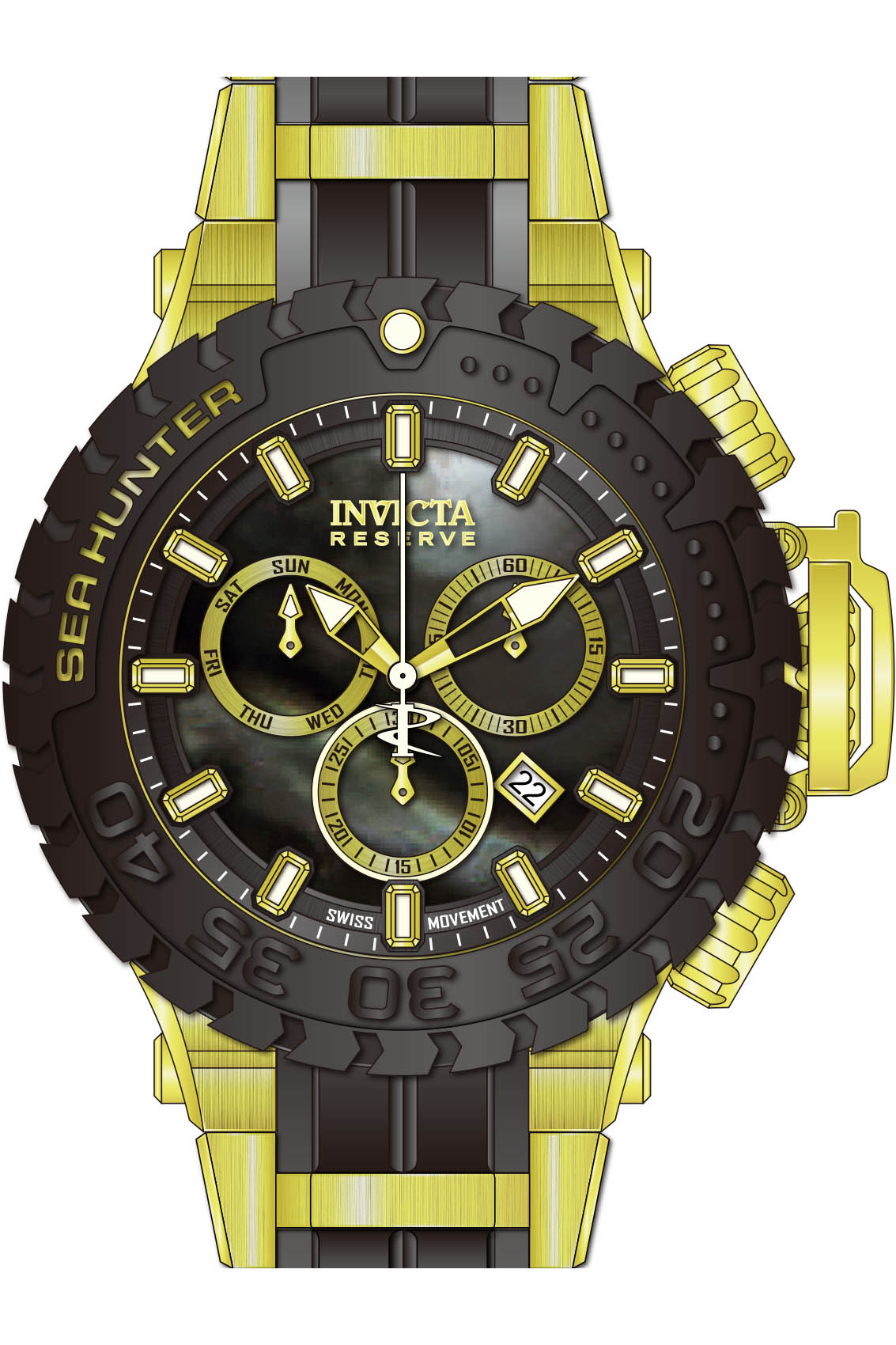 Parts for Invicta Sea Hunter Men 41007