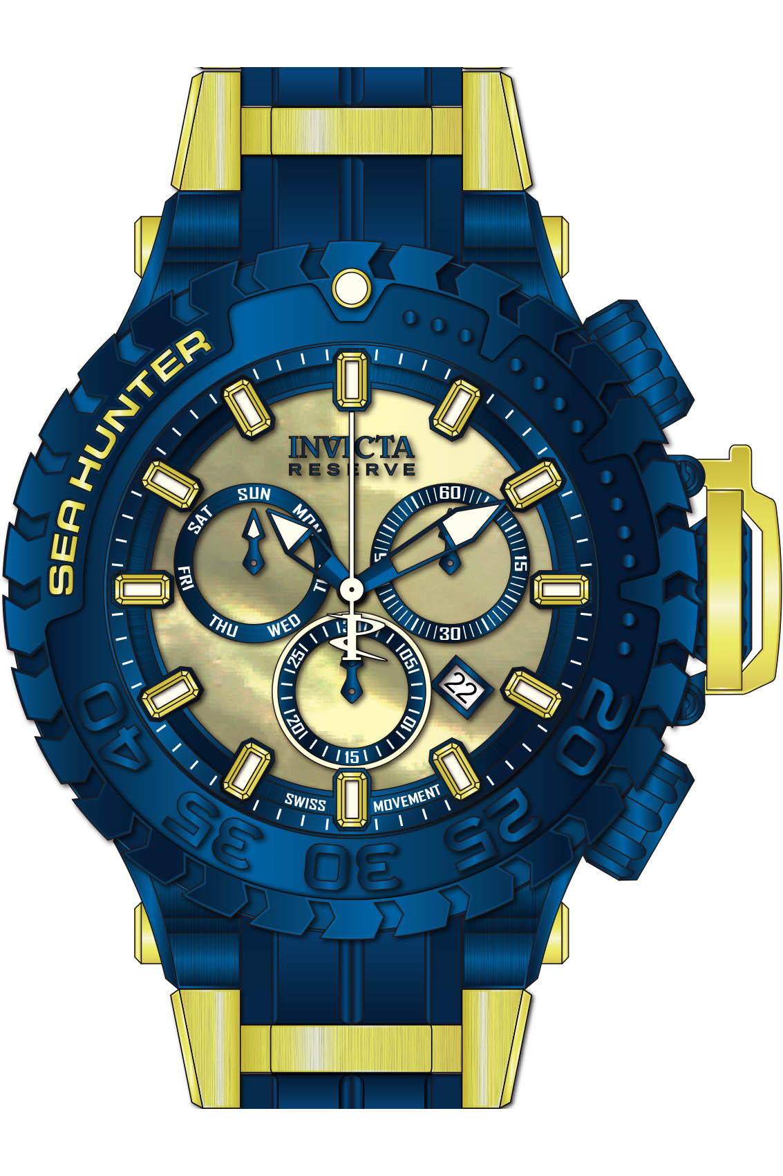 Parts for Invicta Sea Hunter Men 41009