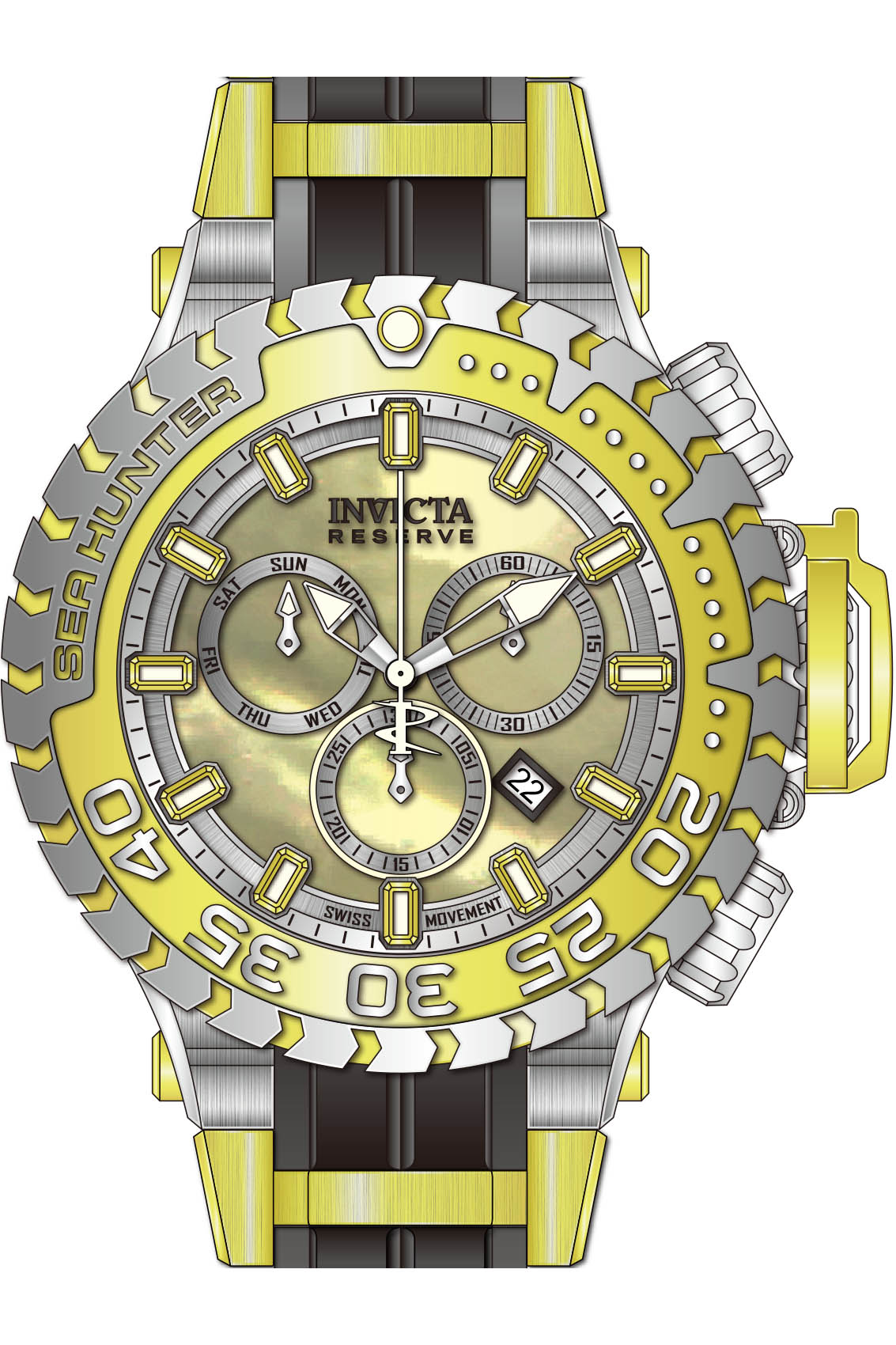 Parts for Invicta Sea Hunter Men 41013