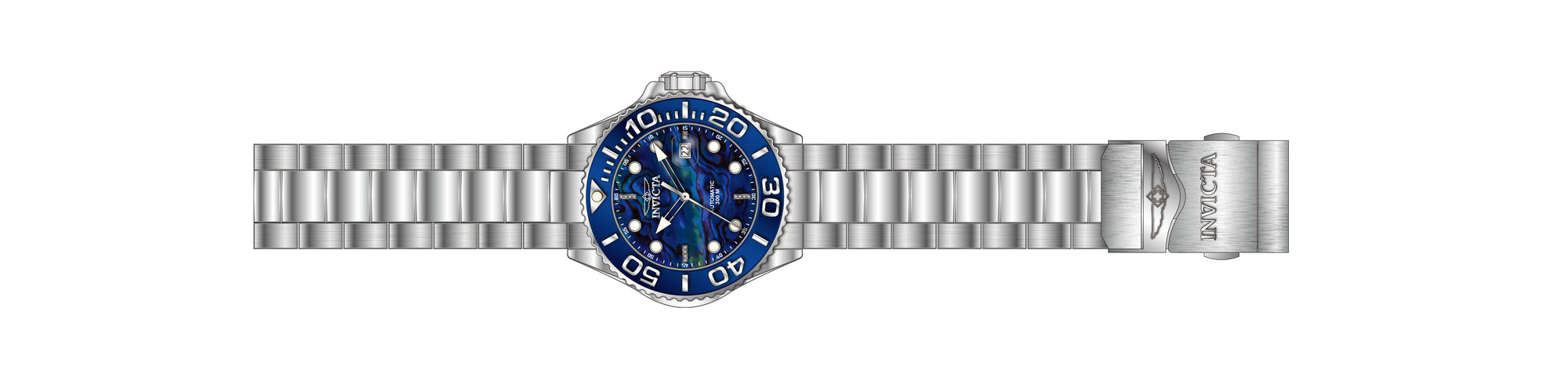 Band for Invicta Grand Diver Men 39964