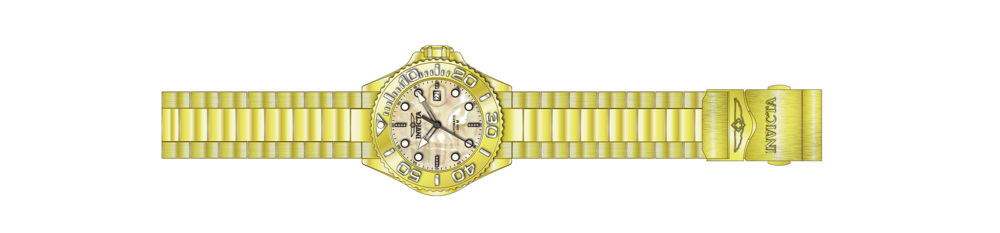 Band for Invicta Grand Diver Men 39967