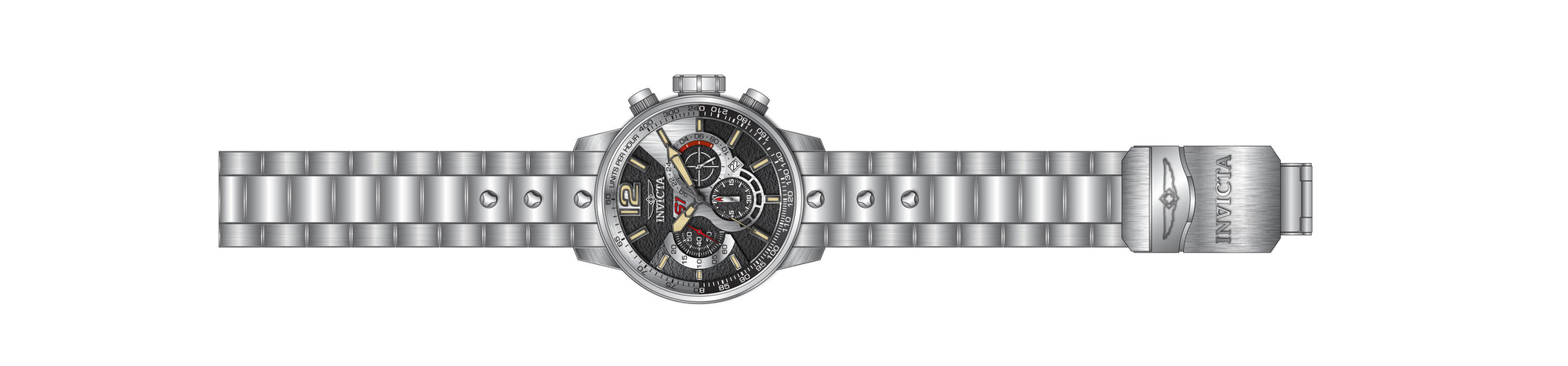 Band for Invicta S1 Rally Men 41315