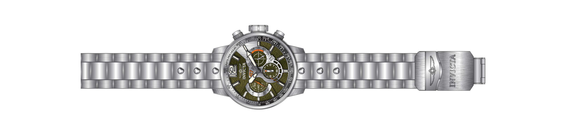 Band for Invicta S1 Rally Men 41316
