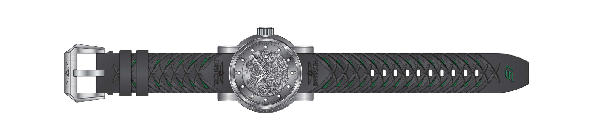 Band for Invicta S1 Rally Men 41408