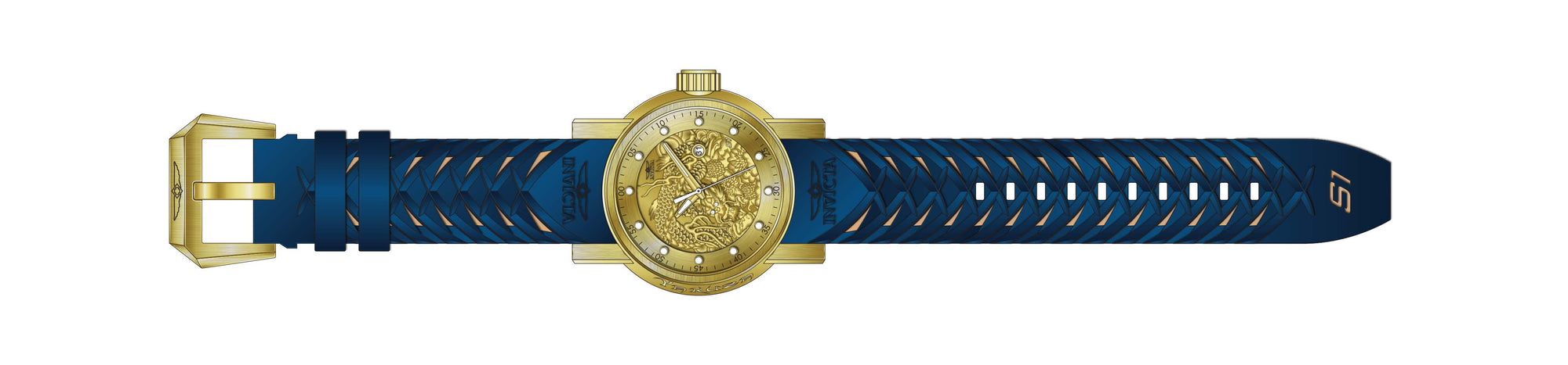 Band for Invicta S1 Rally Men 41143