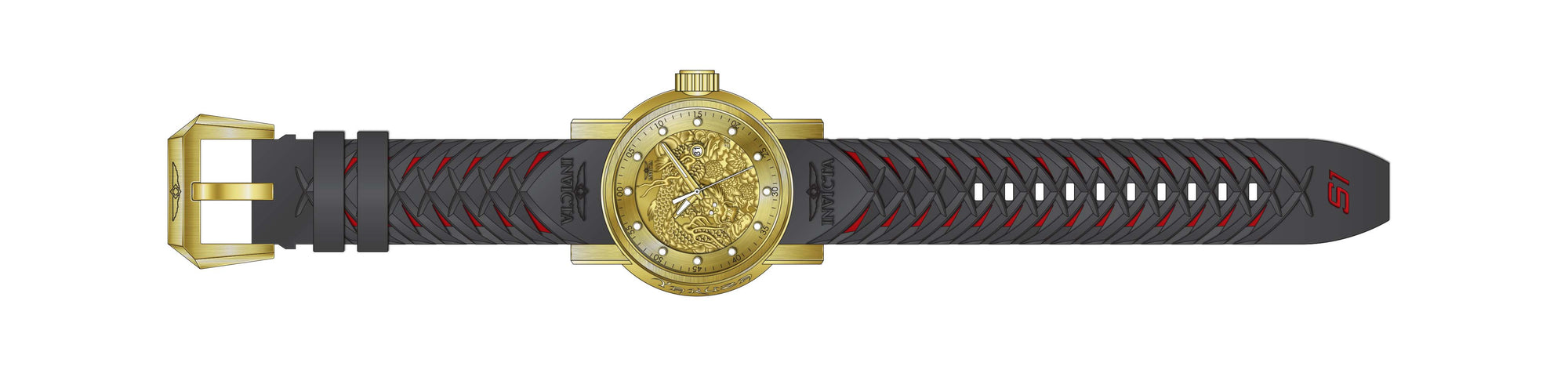Band for Invicta S1 Rally Men 41144