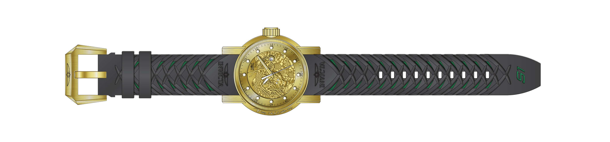 Band for Invicta S1 Rally Men 41149