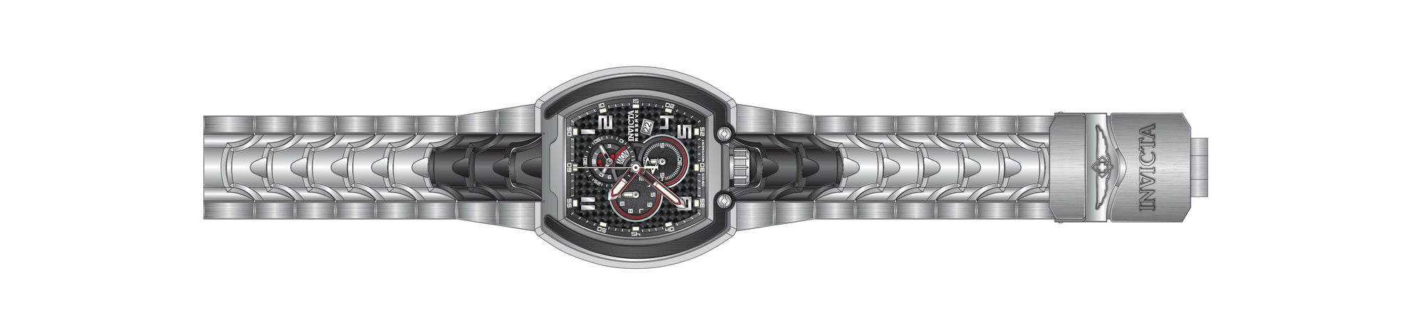 Band for Invicta Reserve Men 39437