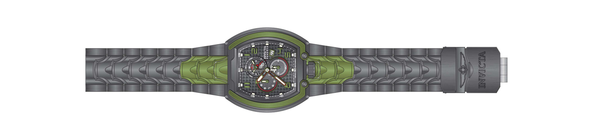 Band for Invicta Reserve Men 39440