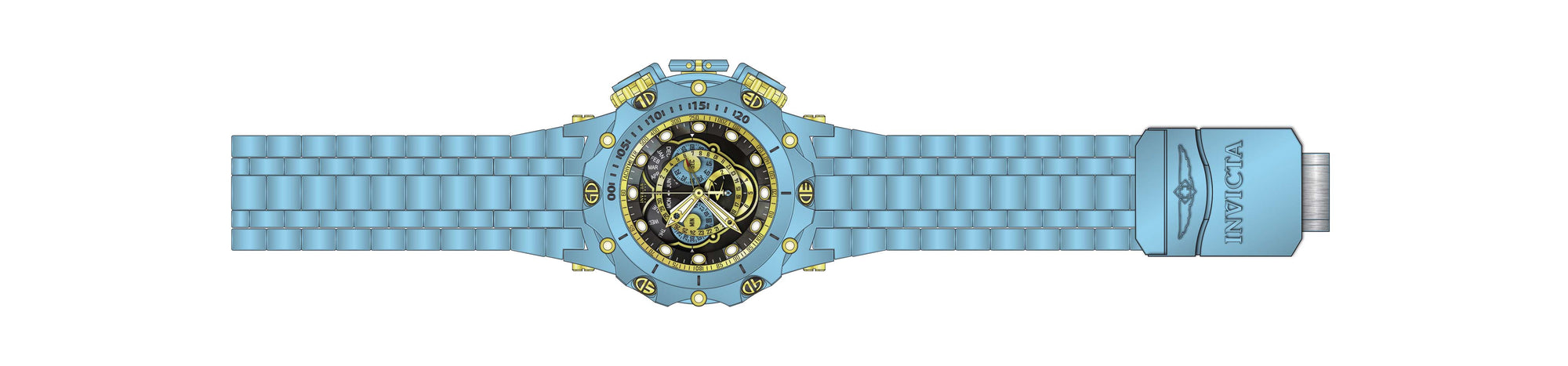 Band for Invicta Reserve Venom Viper Men 39262