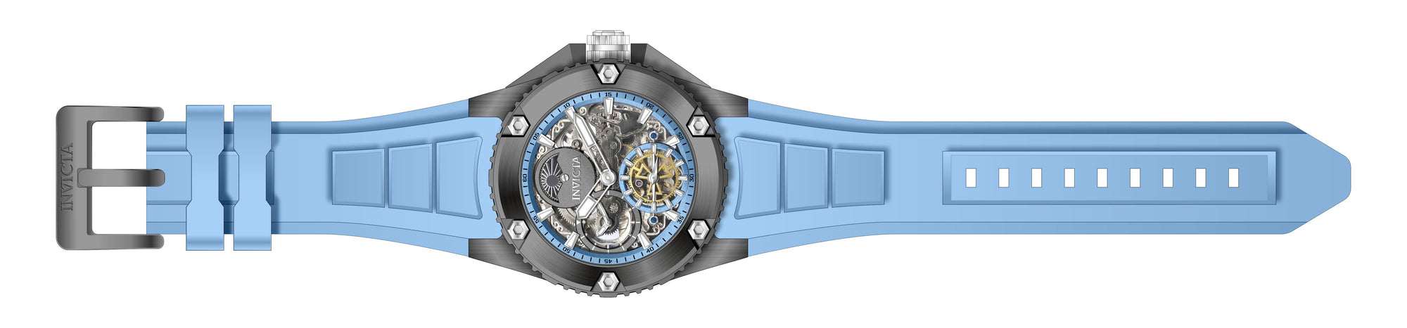 Band for Invicta Akula Men 42766