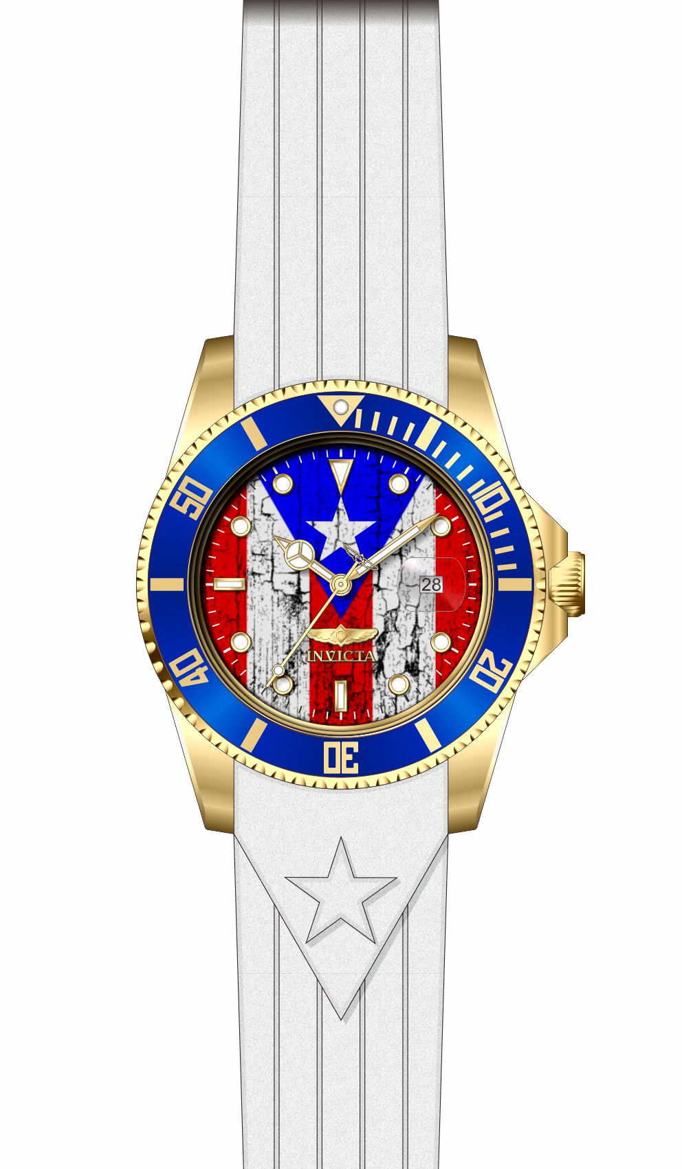 Band for Invicta Pro Diver Store Exclusive Men 43049