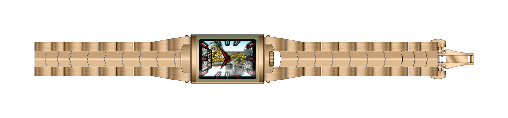 Band for Invicta Vintage Men 43089