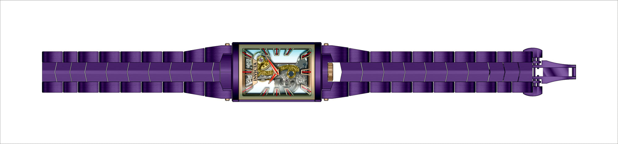 Band for Invicta Vintage Men 43091