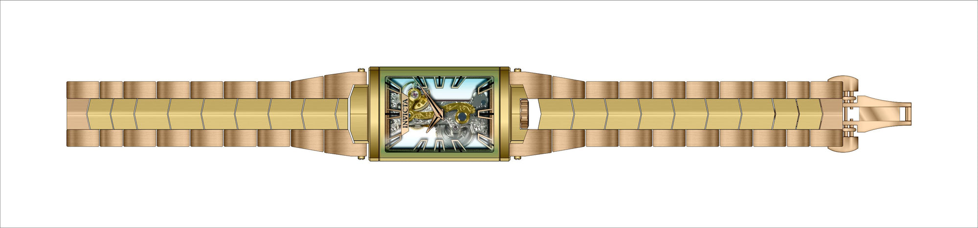 Band for Invicta Vintage Men 43094