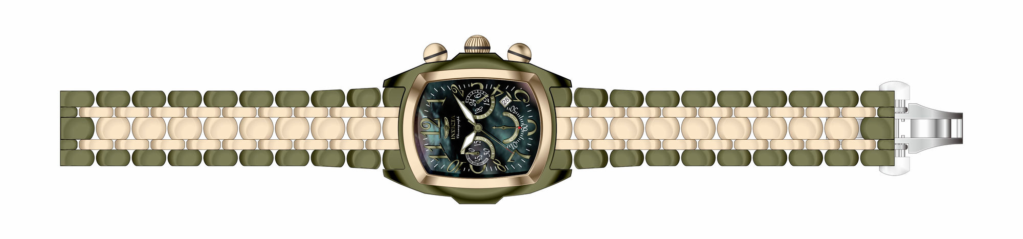 Band for Invicta Lupah Men 43153