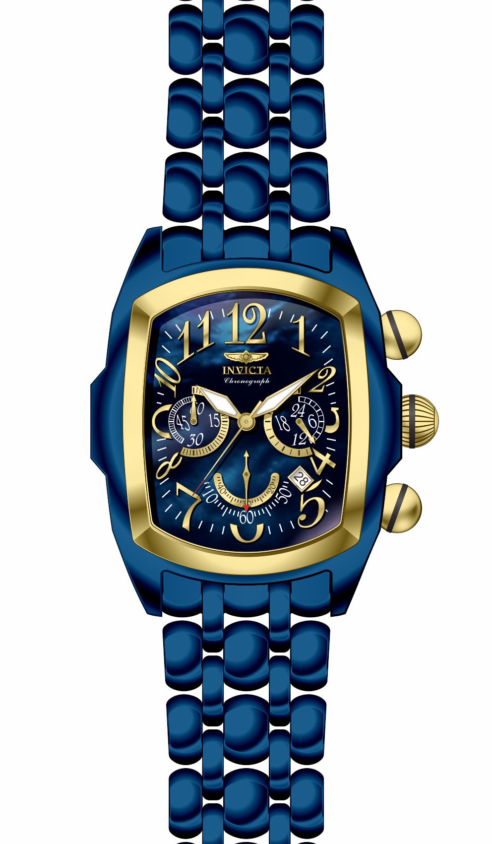 Band for Invicta Lupah Men 43155