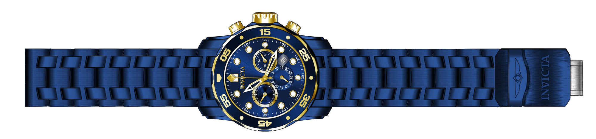 Band for Invicta Pro Diver SCUBA Men Blue Label 36358