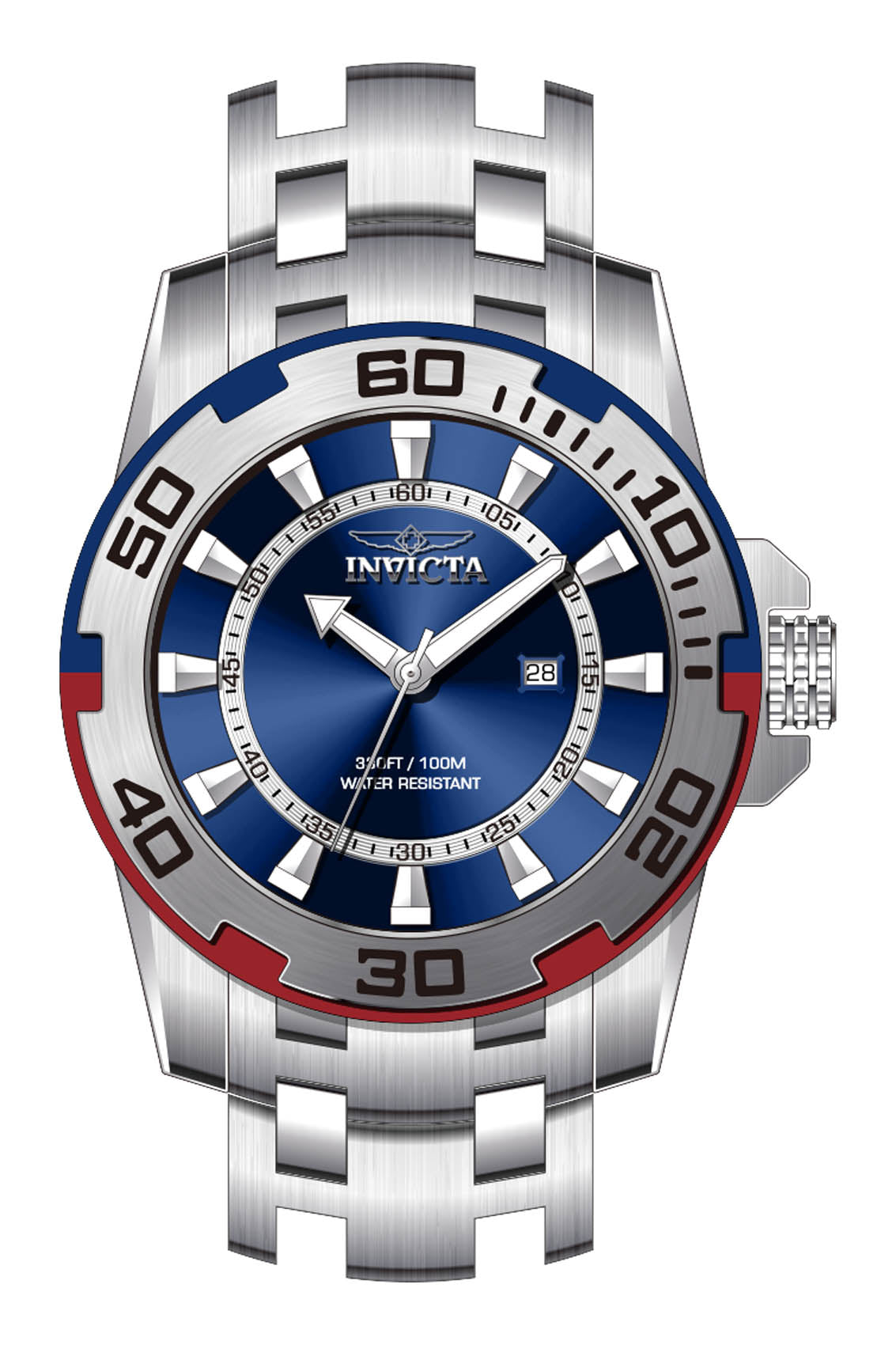 Band for Invicta Pro Diver Men 39114