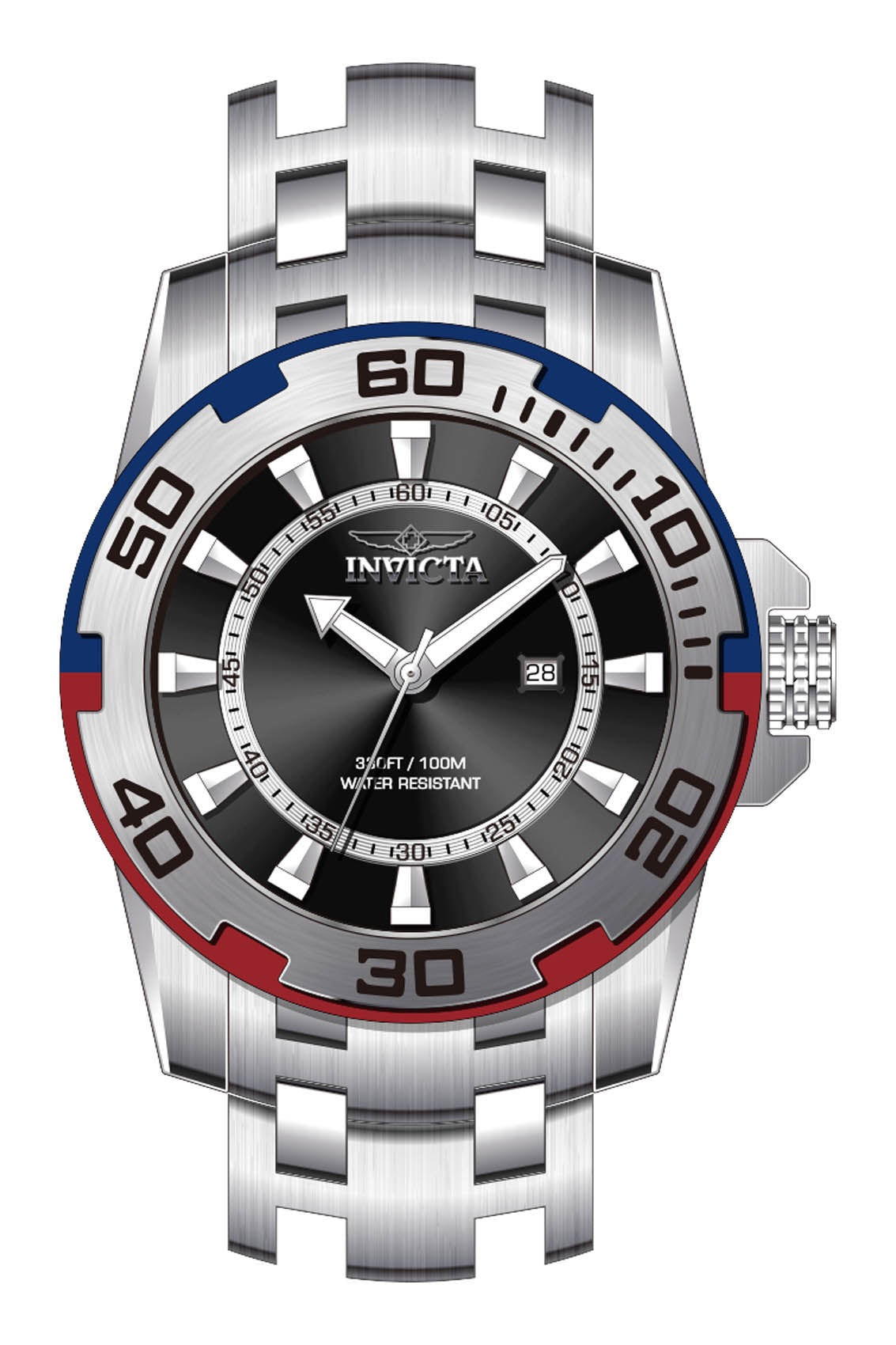 Band for Invicta Pro Diver Men 39115