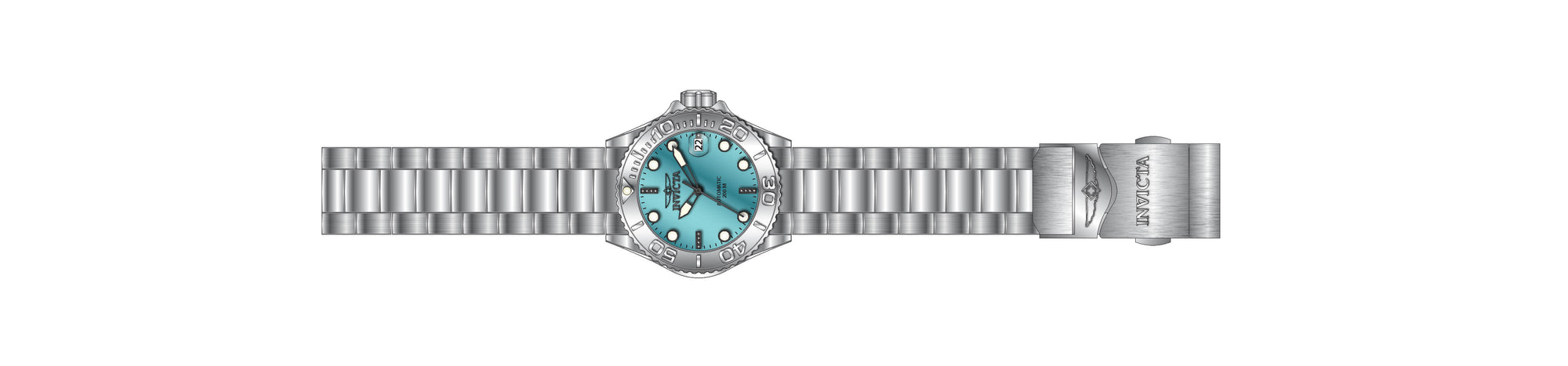 Band for Invicta Grand Diver Lady 40146