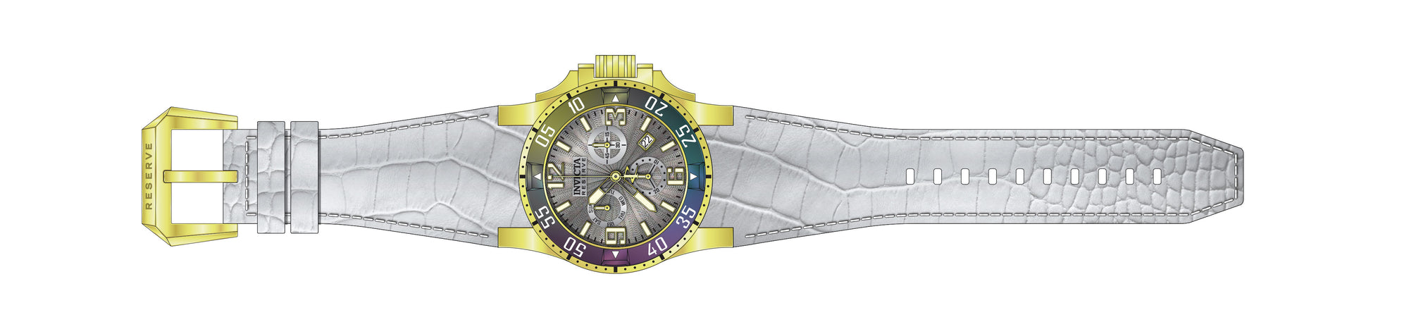 Band for Invicta Reserve Men 42098
