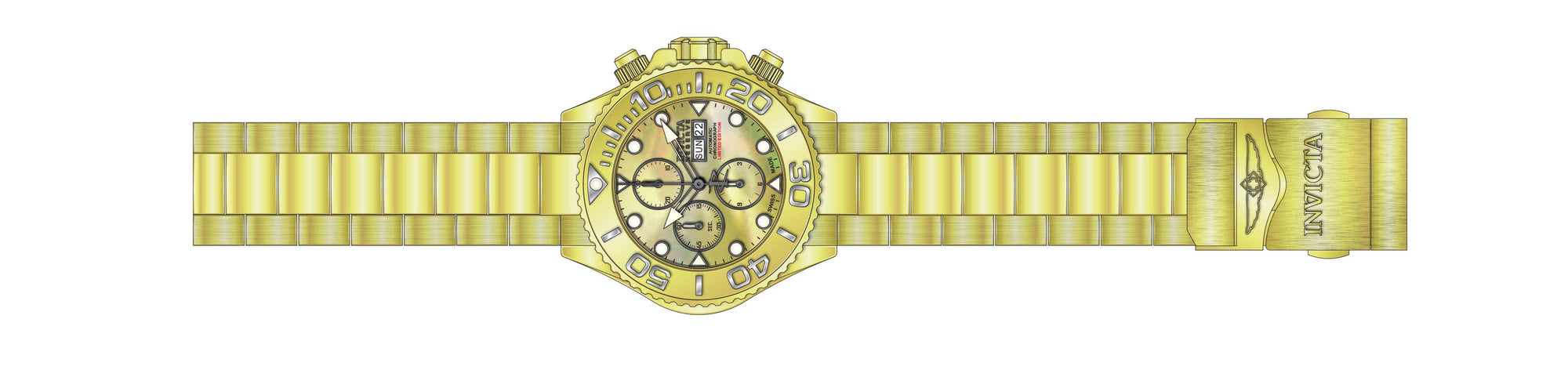 Band for Invicta Reserve Men 43100
