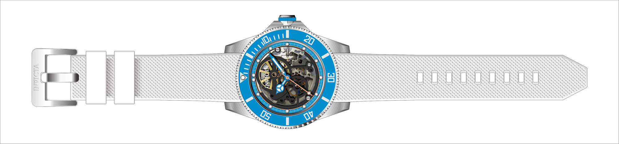 Parts for Invicta Pro Diver Men 43688