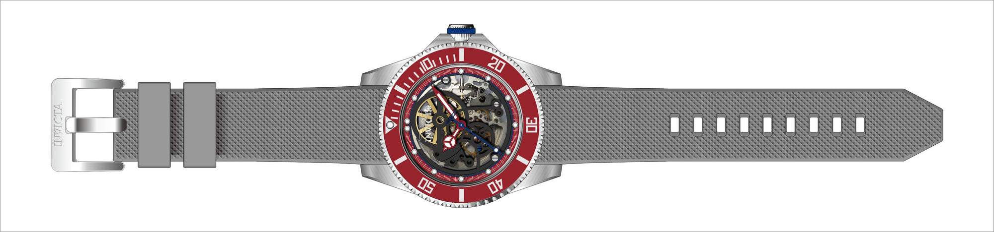 Band for Invicta Pro Diver Men 43689