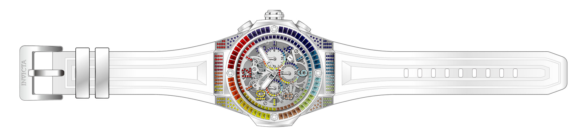 Parts for Invicta Akula Men 43704