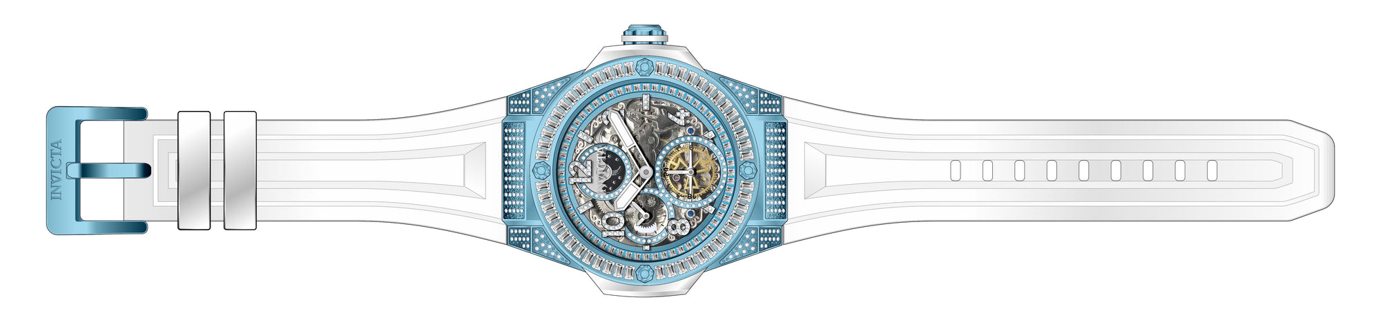 Parts for Invicta Akula Men 43714