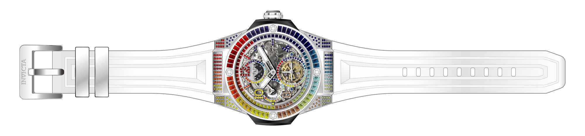 Band for Invicta Akula Men 43720