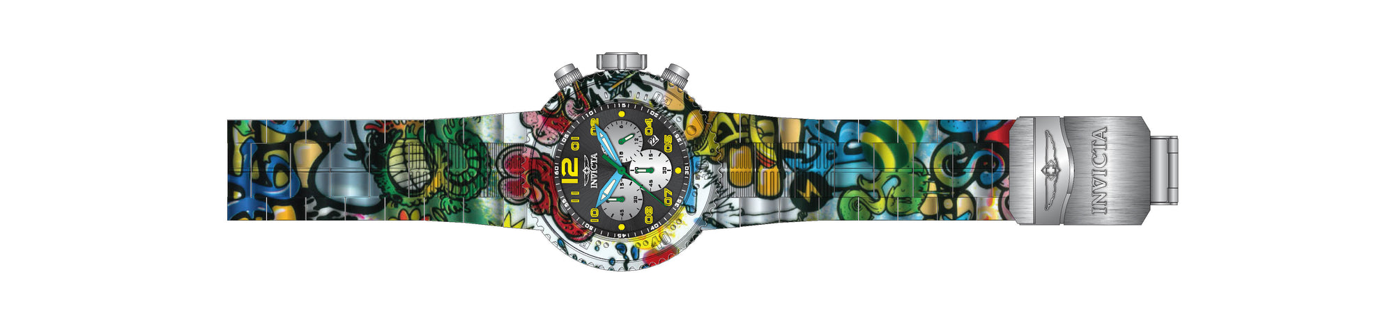 Band for Invicta Pro Diver Zager Exclusive Men 43233