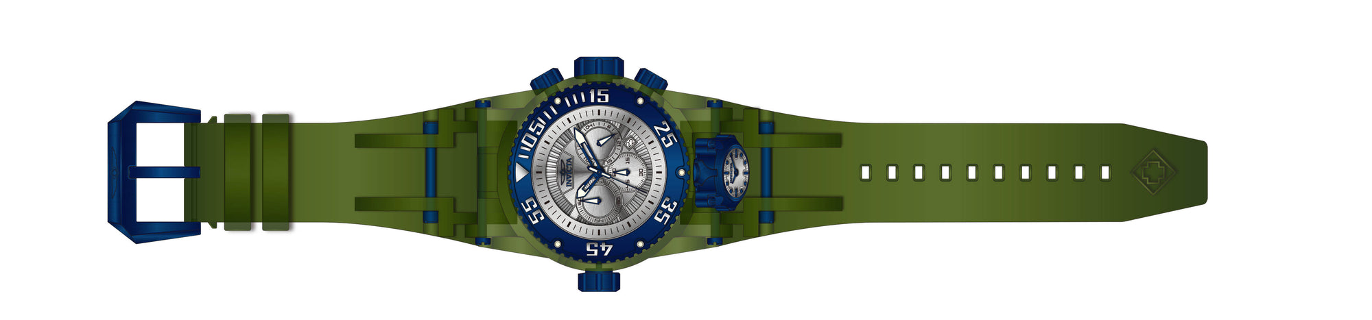 Band for Invicta Bolt Bolt Zeus Magnum Men 43115