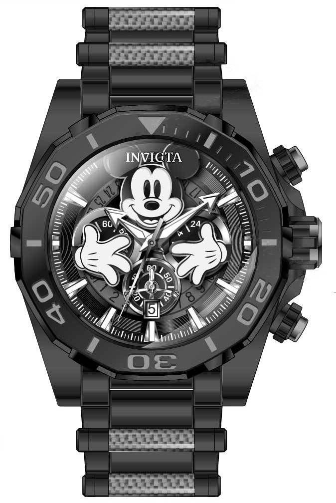 Parts for Invicta Disney Limited Edition Mickey Mouse Men 37812