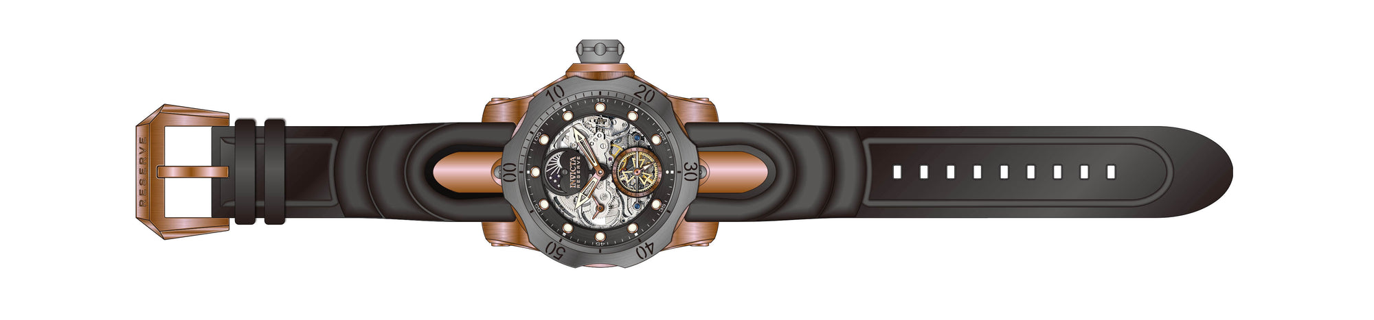 Band for Invicta Reserve Venom Men 43902