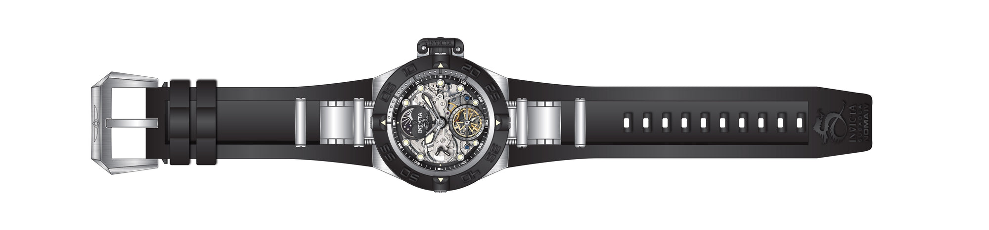 Band for Invicta Subaqua Noma IV Men 43909