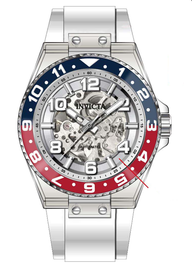 Band For Invicta S1 Rally  Men 44381