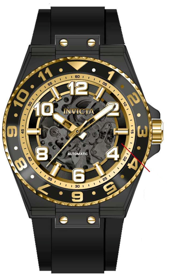 Band For Invicta S1 Rally  Men 44385