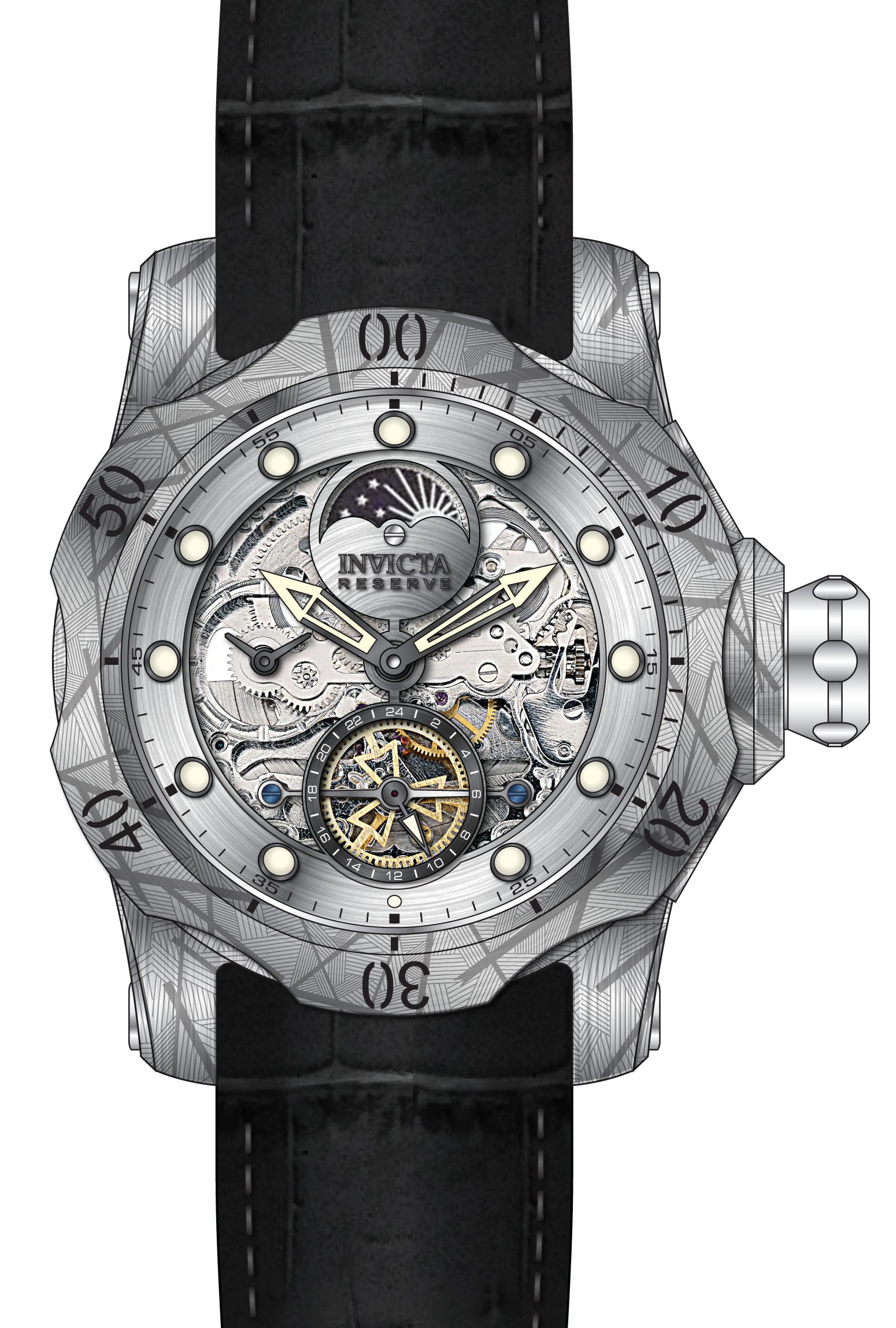 Band For Invicta Reserve Venom Men 44429
