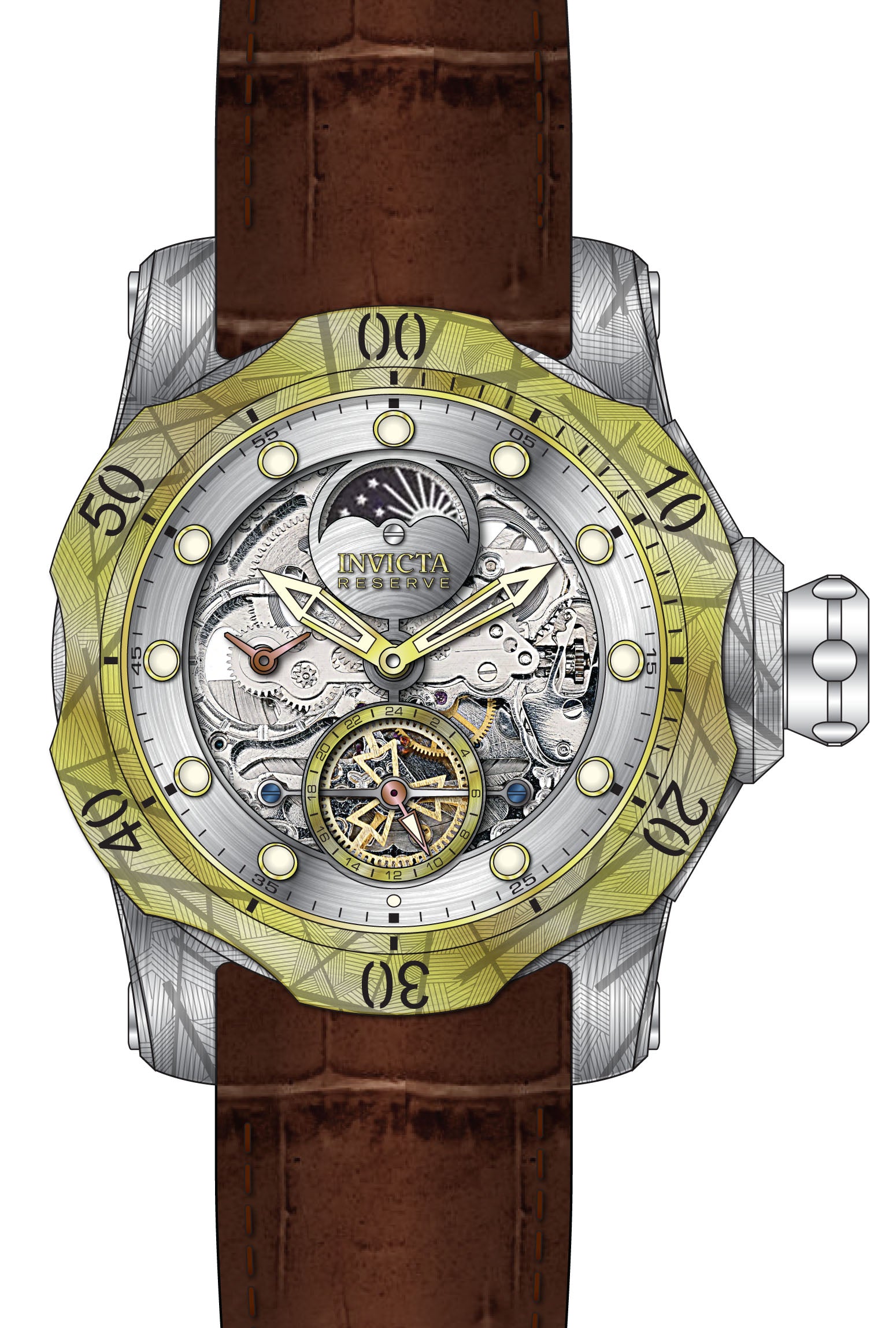 Band For Invicta Reserve Venom Men 44430