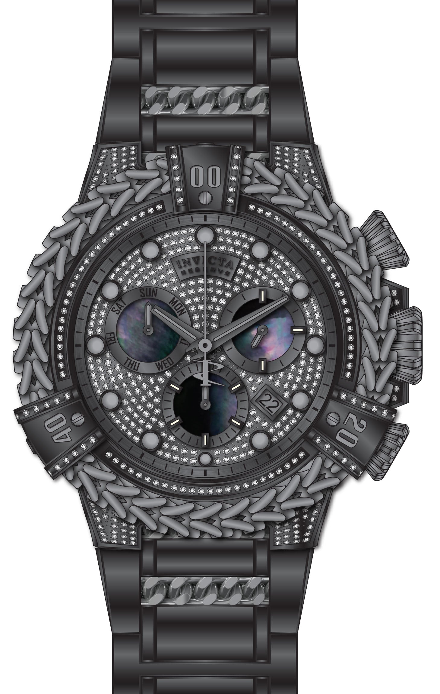 Parts For Invicta Reserve Herc Men 44473