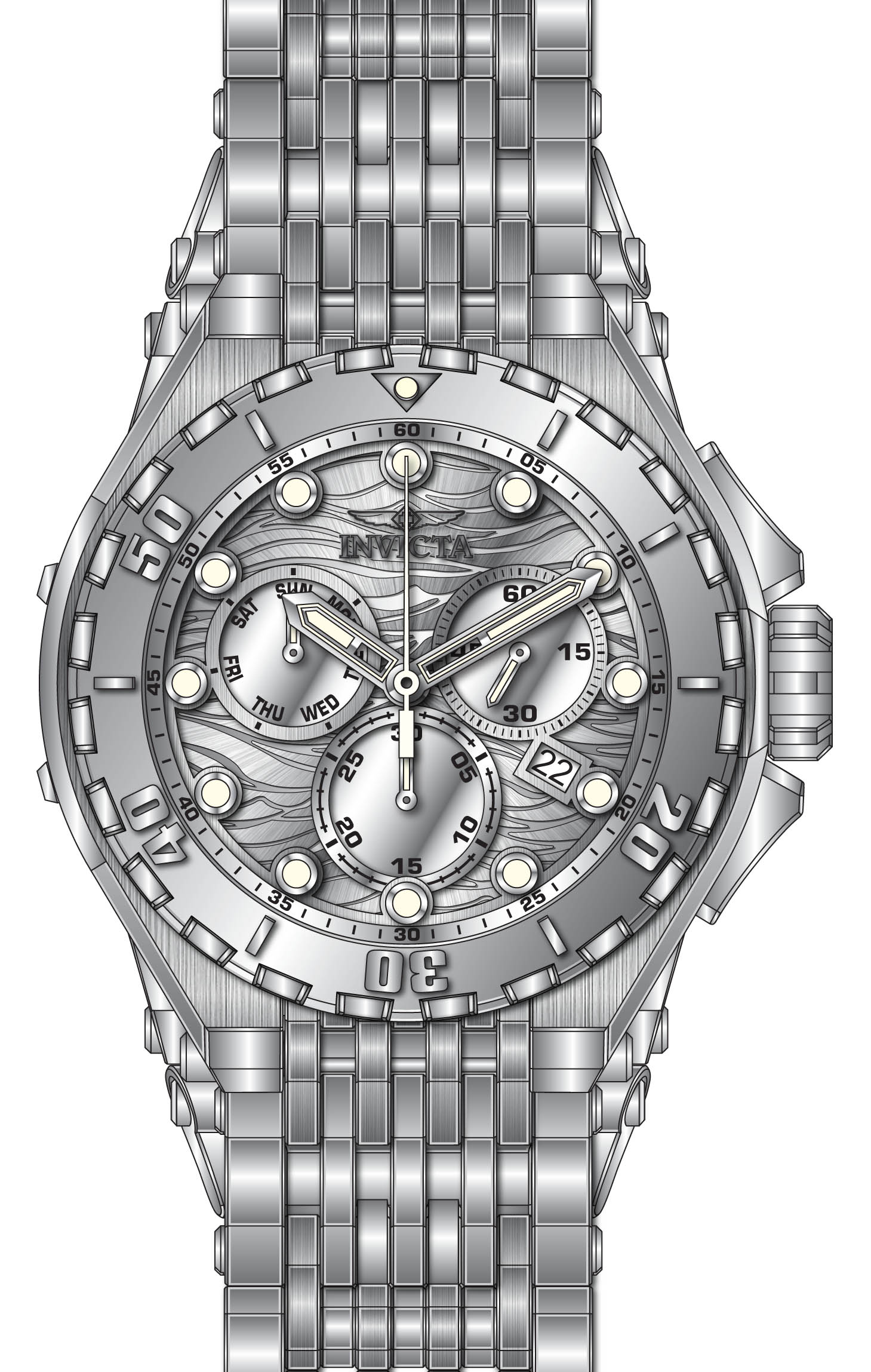 Parts For Invicta Excursion  Men 44515